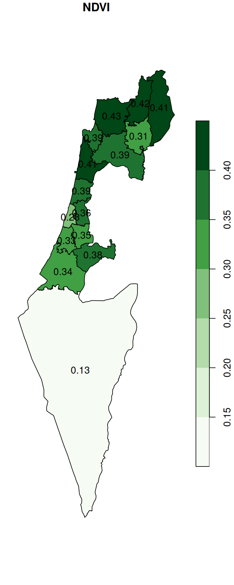 Average NDVI per "Nafa"