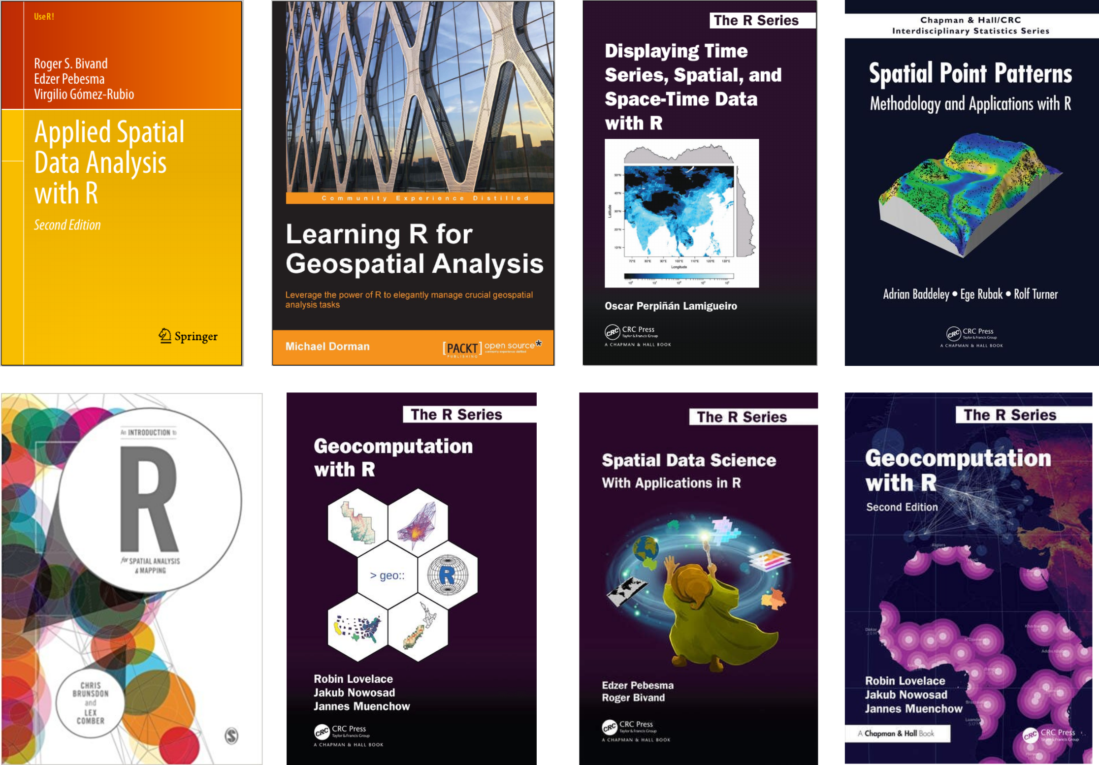 Books on Spatial Data Analysis with R